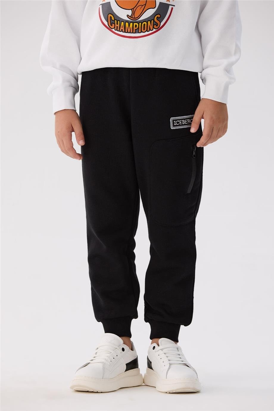 Iceberg Erkek Çocuk Siyah Eşofman Altı