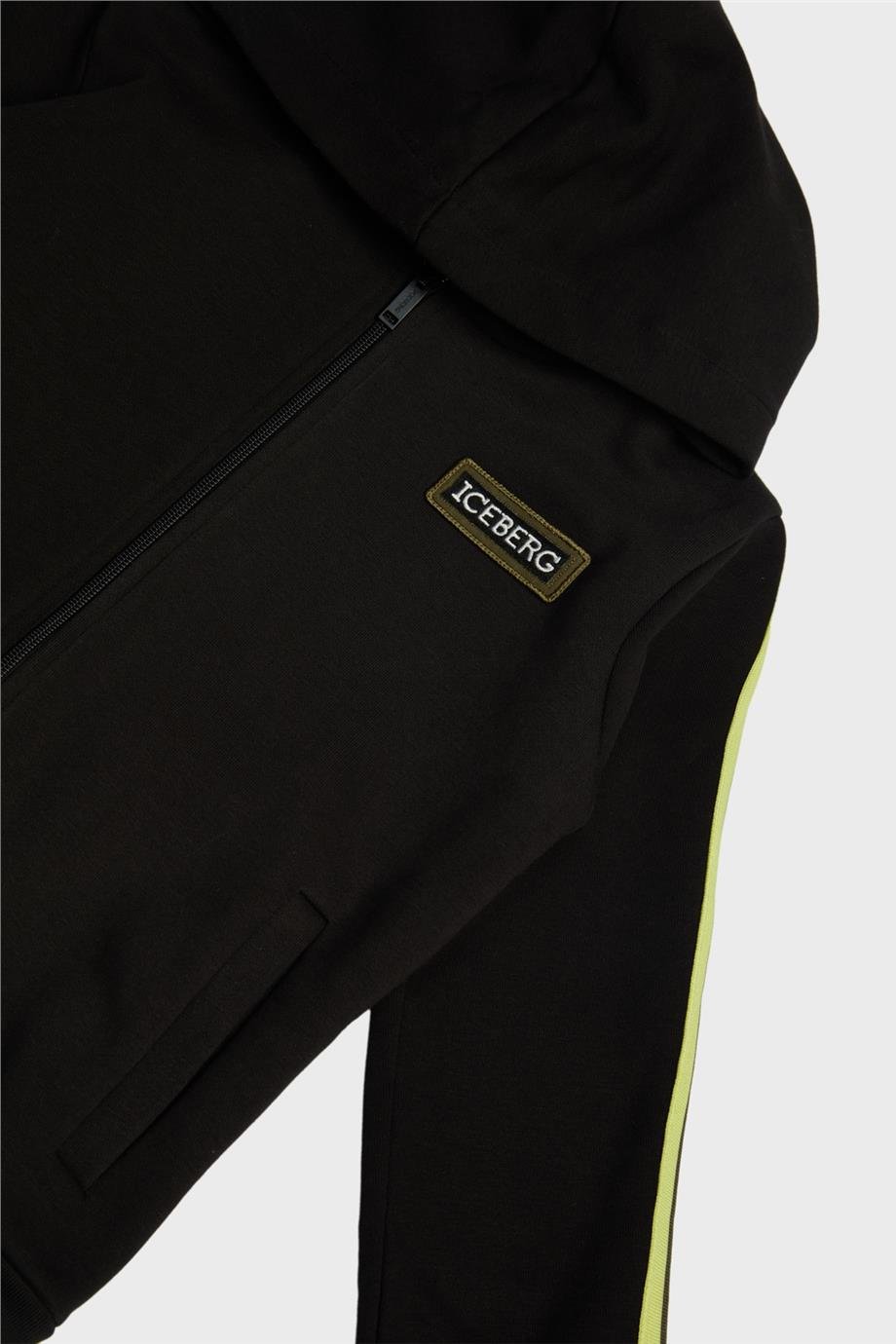 Iceberg Erkek Çocuk Siyah Eşofman Üstü