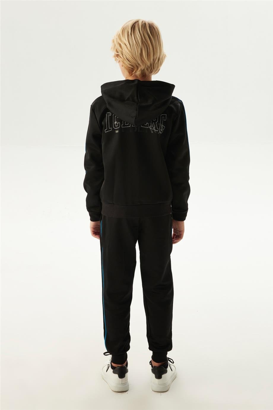 Iceberg Erkek Çocuk Siyah Eşofman Üstü