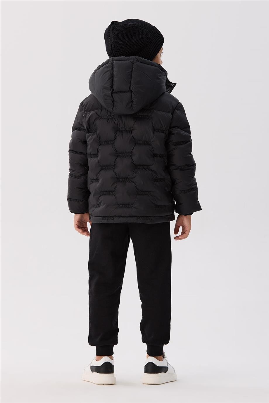 Iceberg Erkek Çocuk Siyah Mont