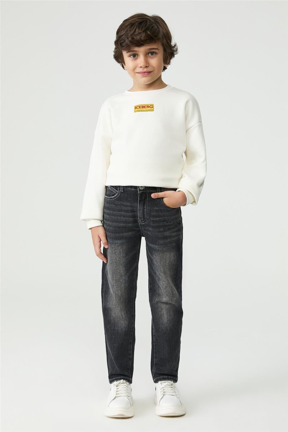 Iceberg Boy Black TrousersIceberg Boy Black Trousers