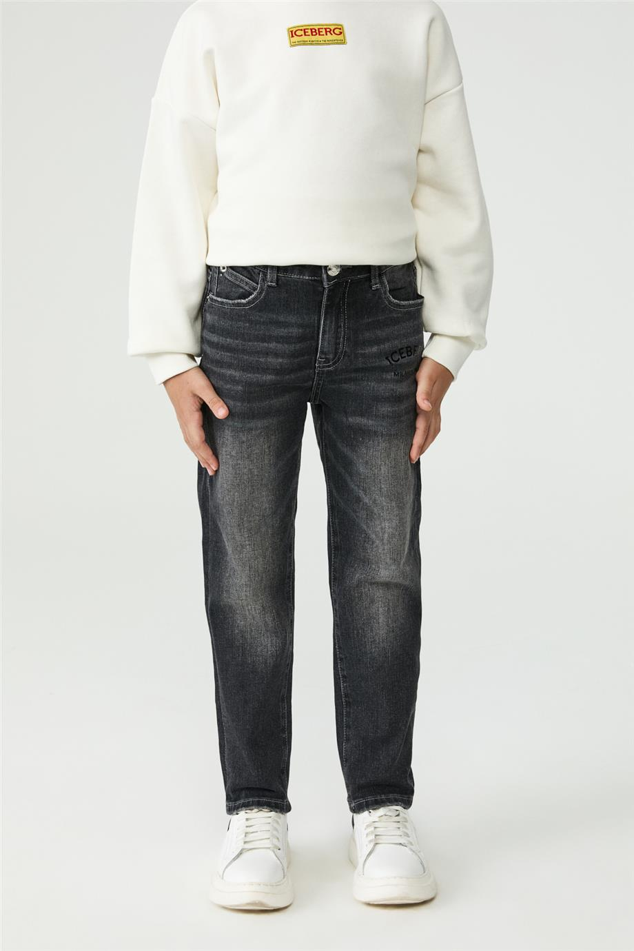 Iceberg Boy Black TrousersIceberg Boy Black Trousers