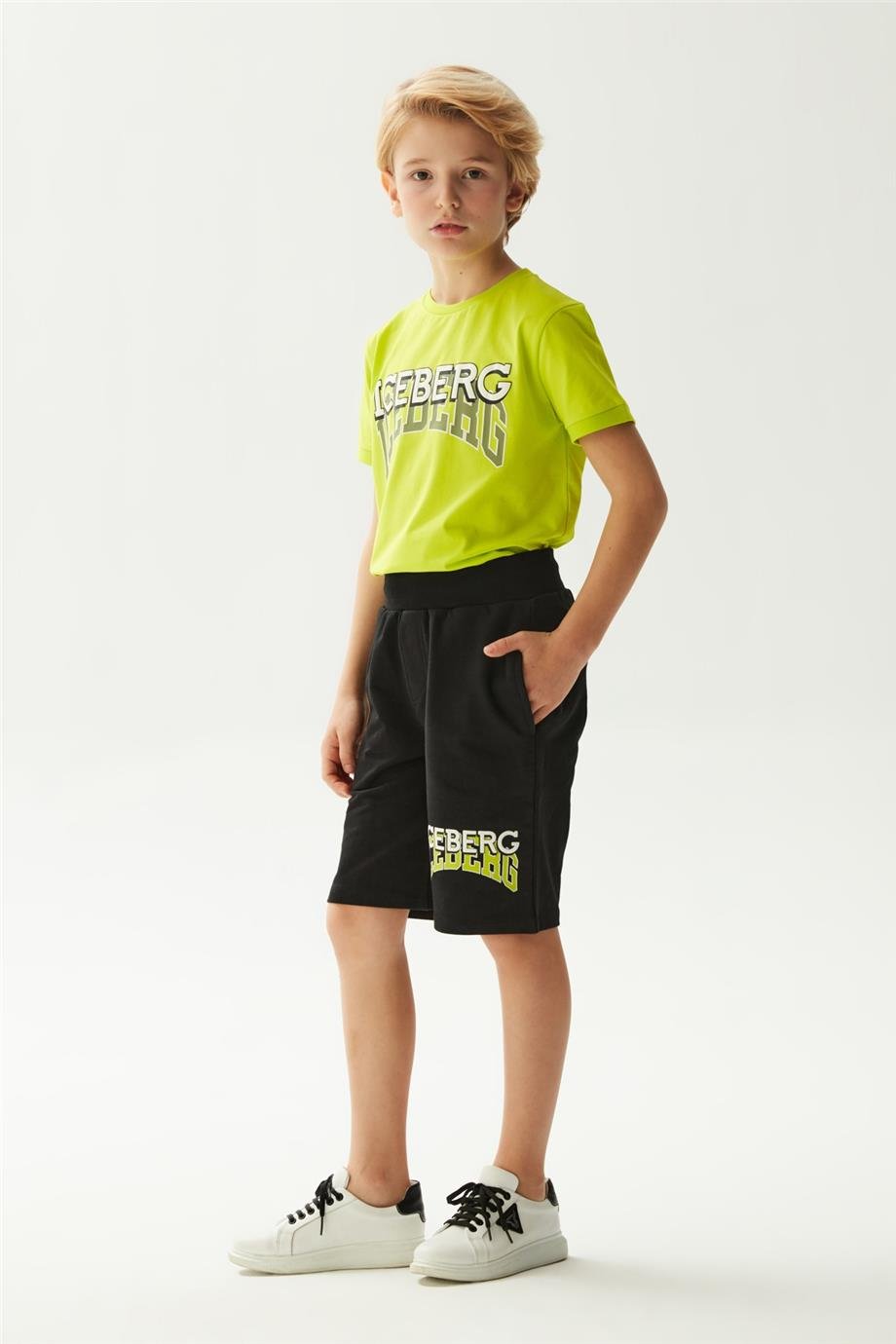 Iceberg Erkek Çocuk Siyah Şort