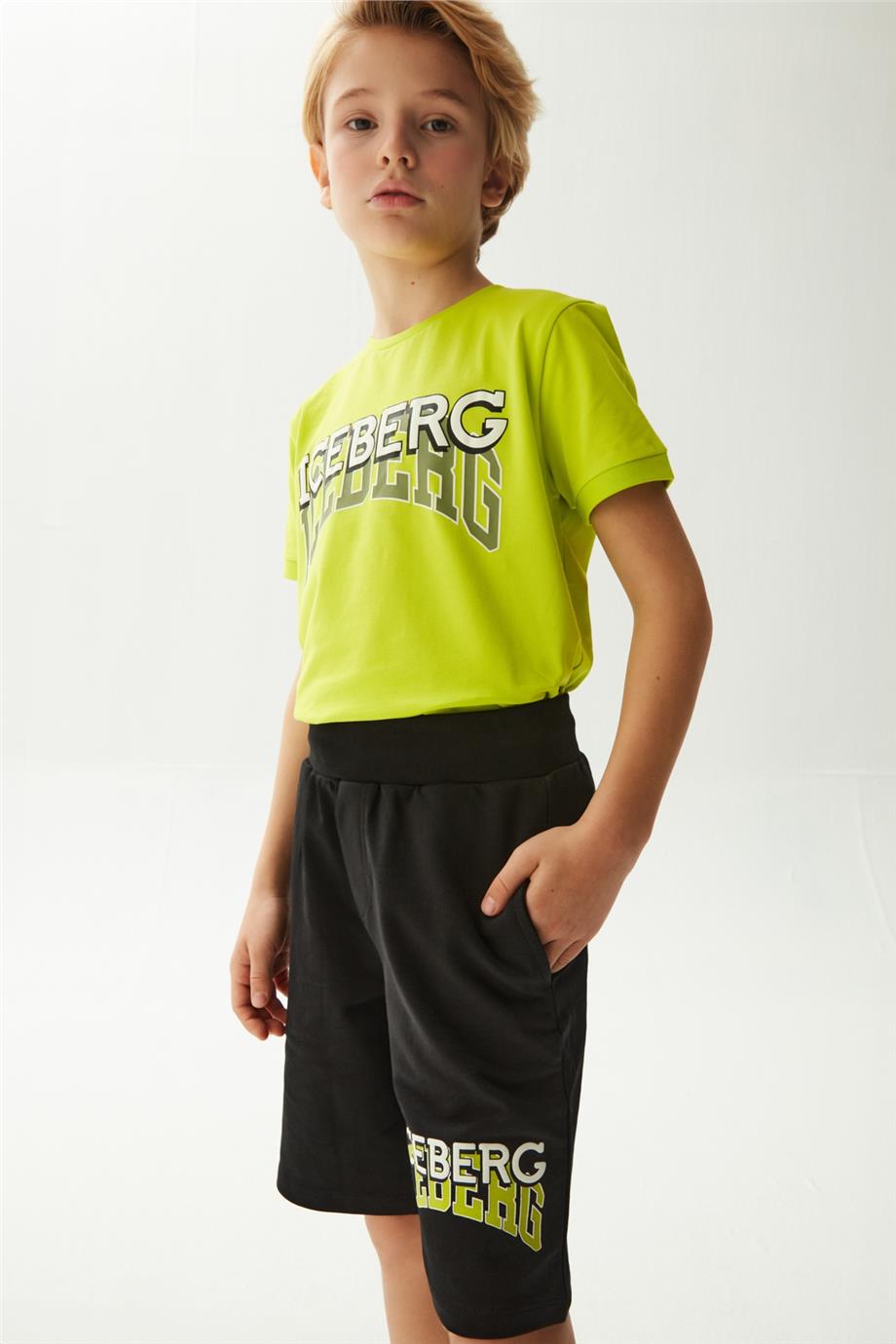 Iceberg Erkek Çocuk Siyah Şort