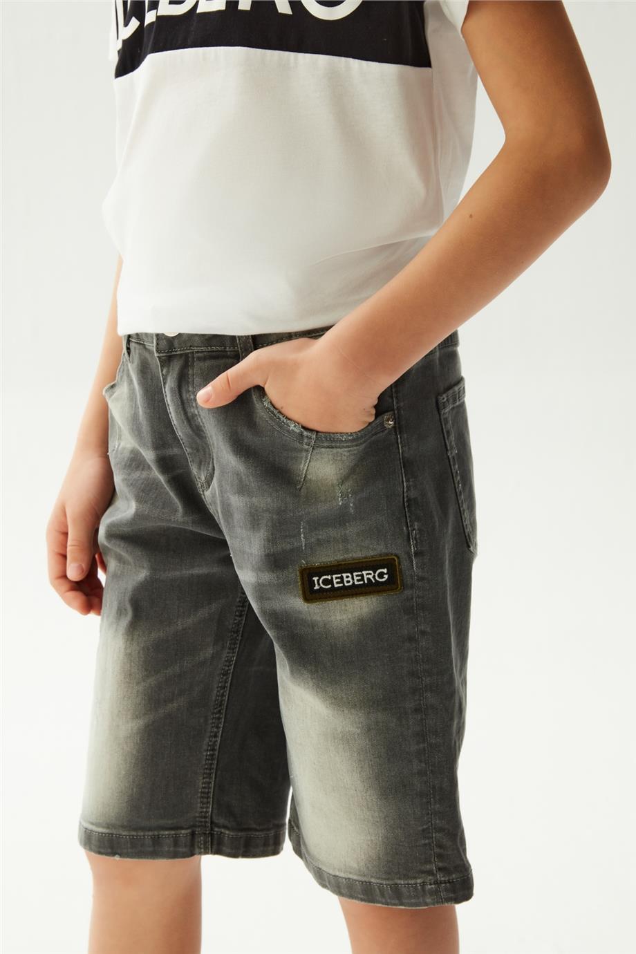 Iceberg Erkek Çocuk Siyah Şort