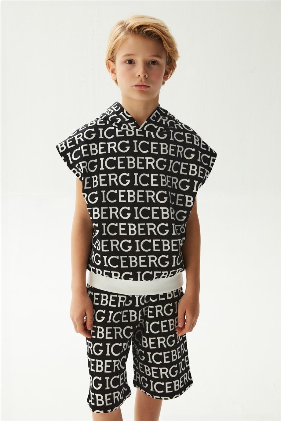 Iceberg Erkek Çocuk Siyah Sweatshirt