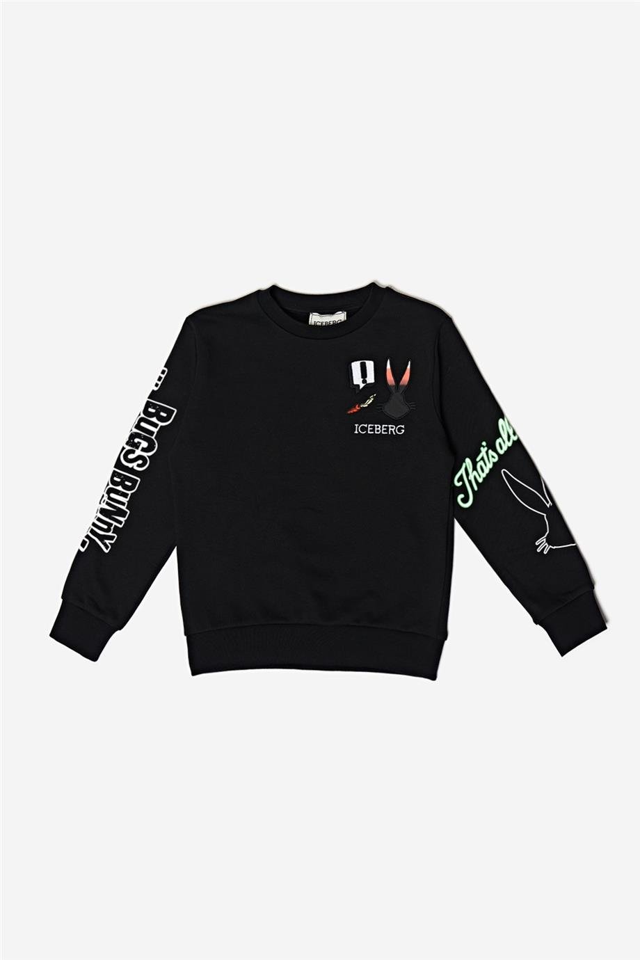 Iceberg Erkek Çocuk Siyah Sweatshirt