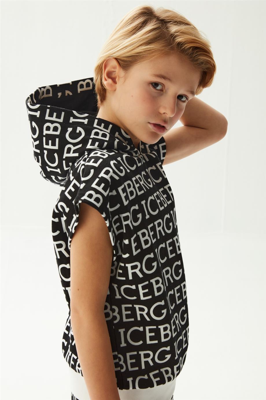 Iceberg Erkek Çocuk Siyah Sweatshirt