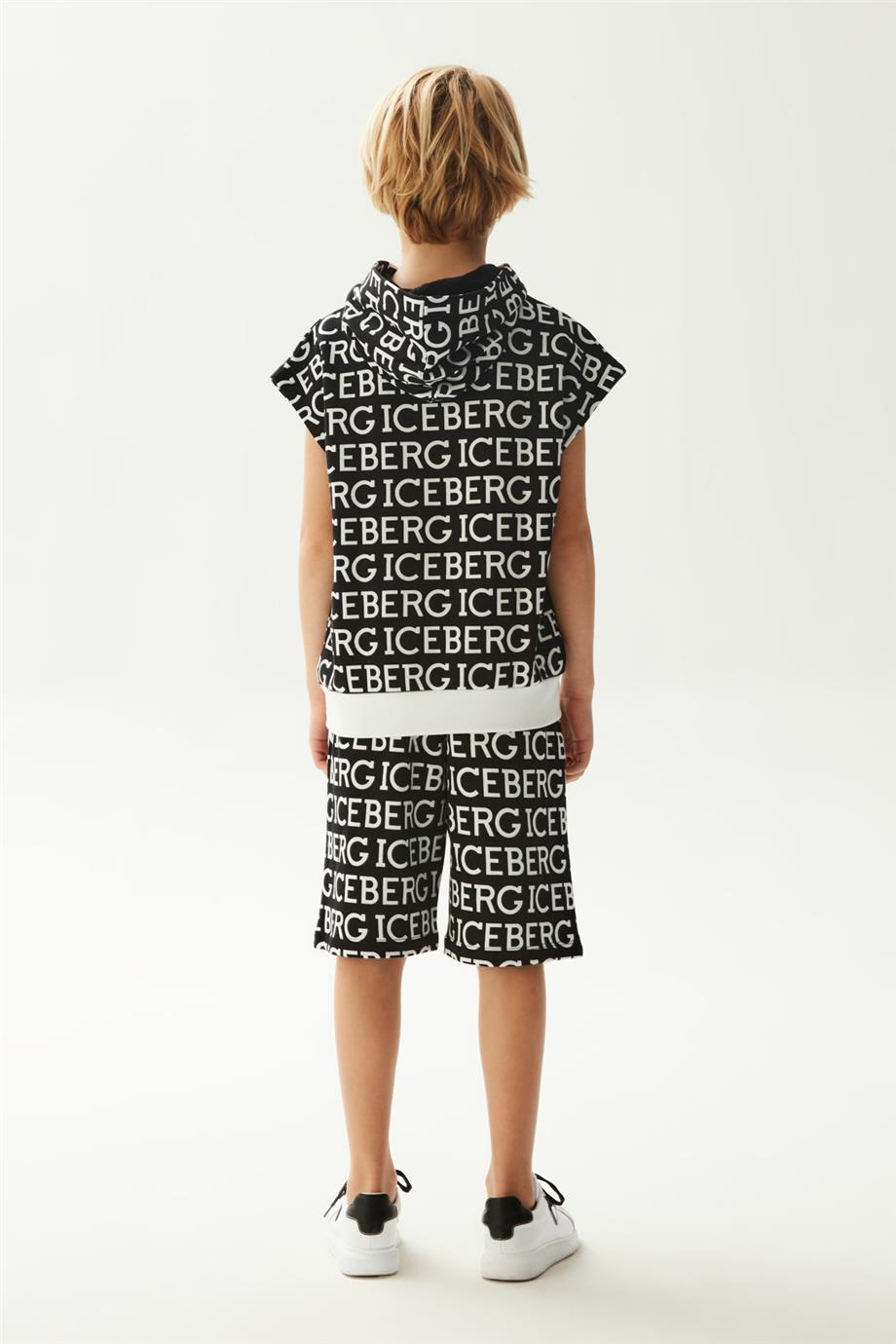 Iceberg Erkek Çocuk Siyah Sweatshirt