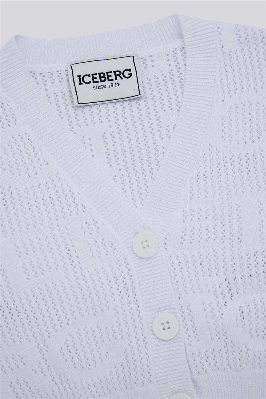 Iceberg Kız Bebek Beyaz HırkaIceberg Kız Bebek Beyaz Hırka