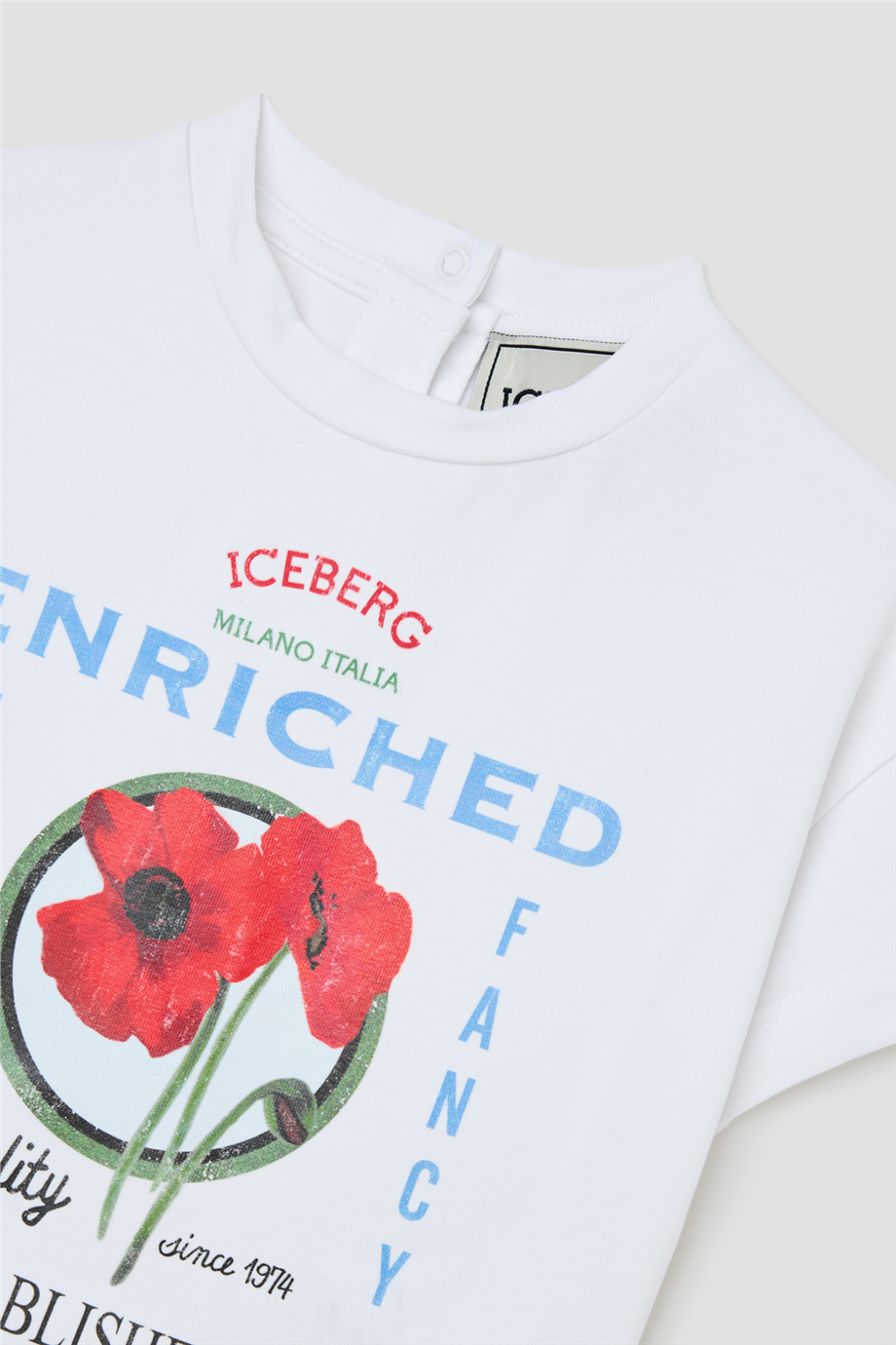 Iceberg Kız Bebek Beyaz TshirtIceberg Kız Bebek Beyaz Tshirt
