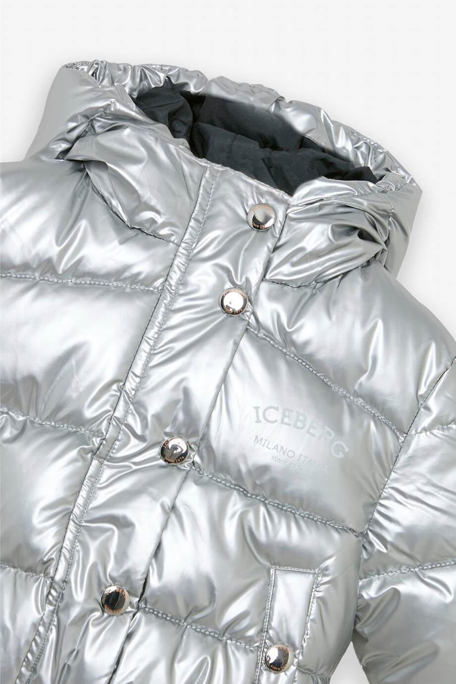 Iceberg Baby Girl Silver CoatIceberg Baby Girl Silver Coat
