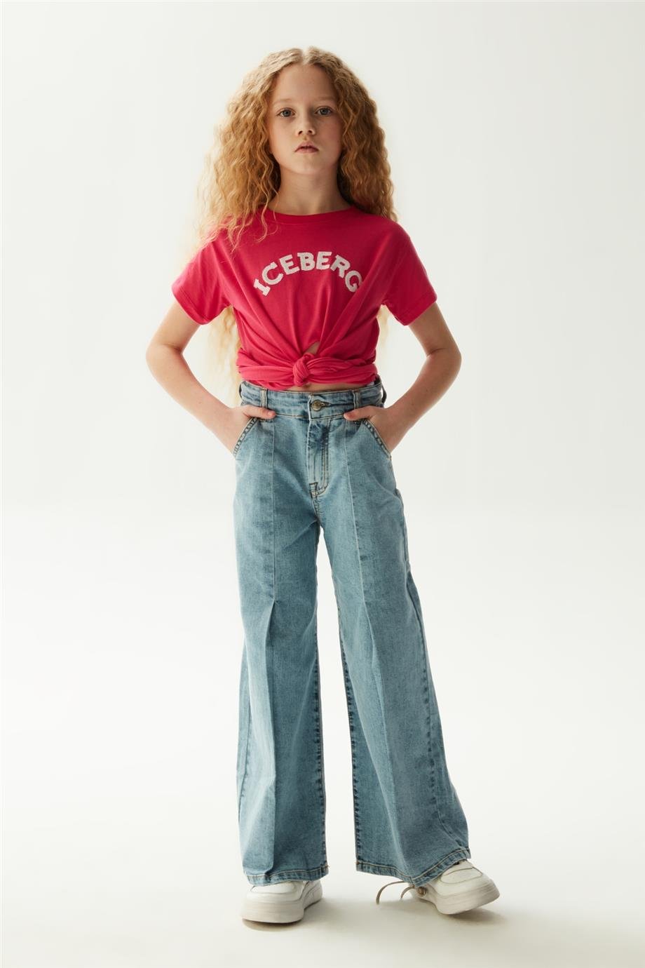 Iceberg Kız Çocuk Açık Mavi Pantolon