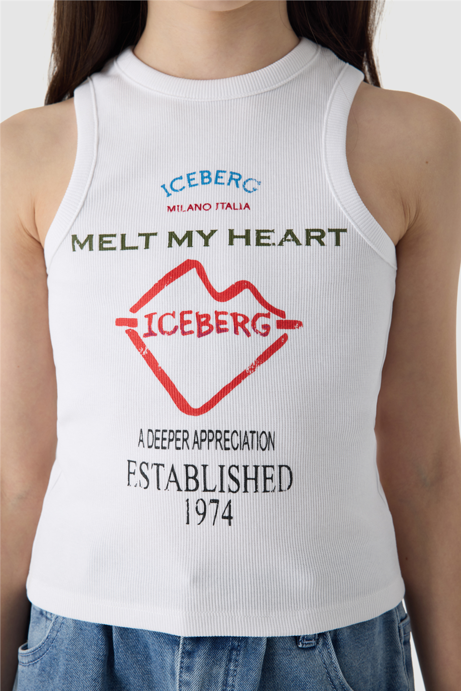 Iceberg Girl White UndershirtIceberg Girl White Undershirt