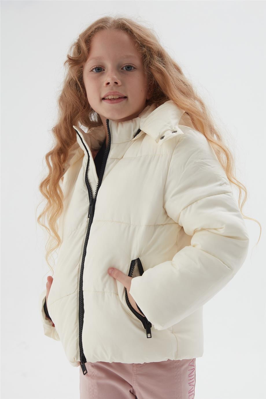 Iceberg Kız Çocuk Beyaz Mont