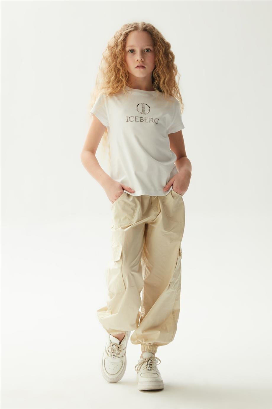 Iceberg Kız Çocuk Beyaz T-Shirt