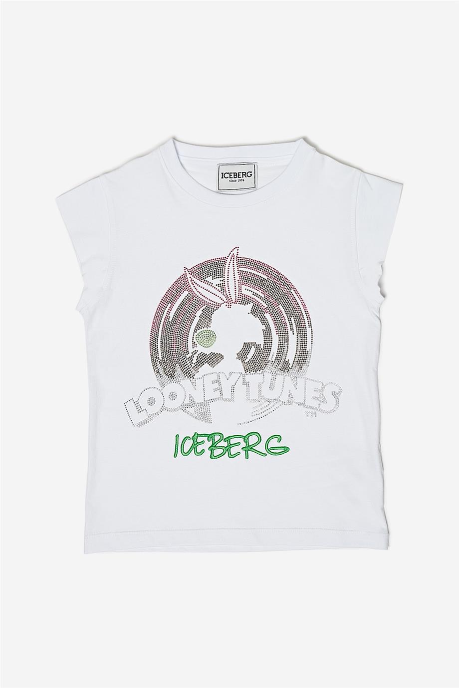 Iceberg Kız Çocuk Beyaz T-Shirt