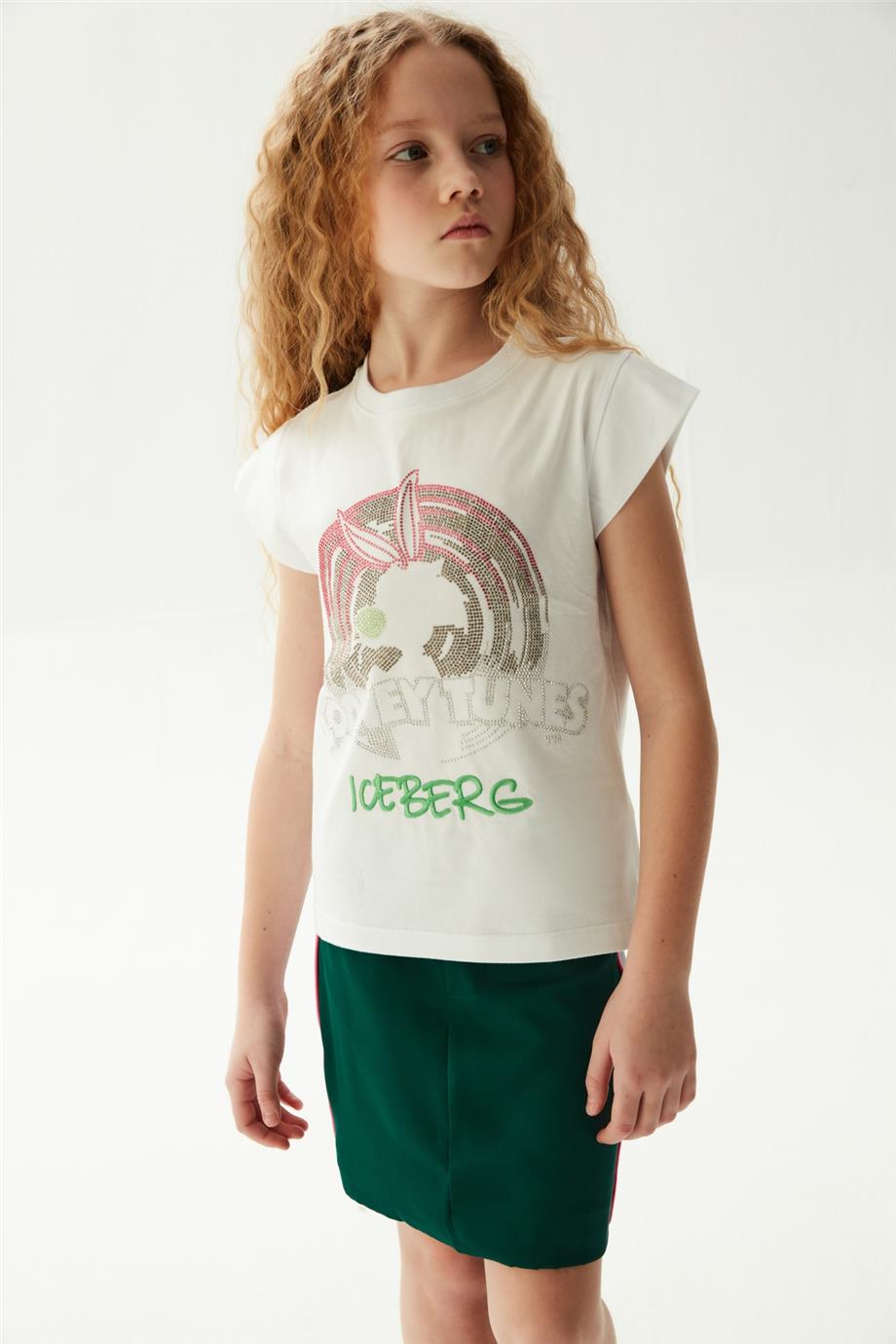 Iceberg Kız Çocuk Beyaz T-Shirt