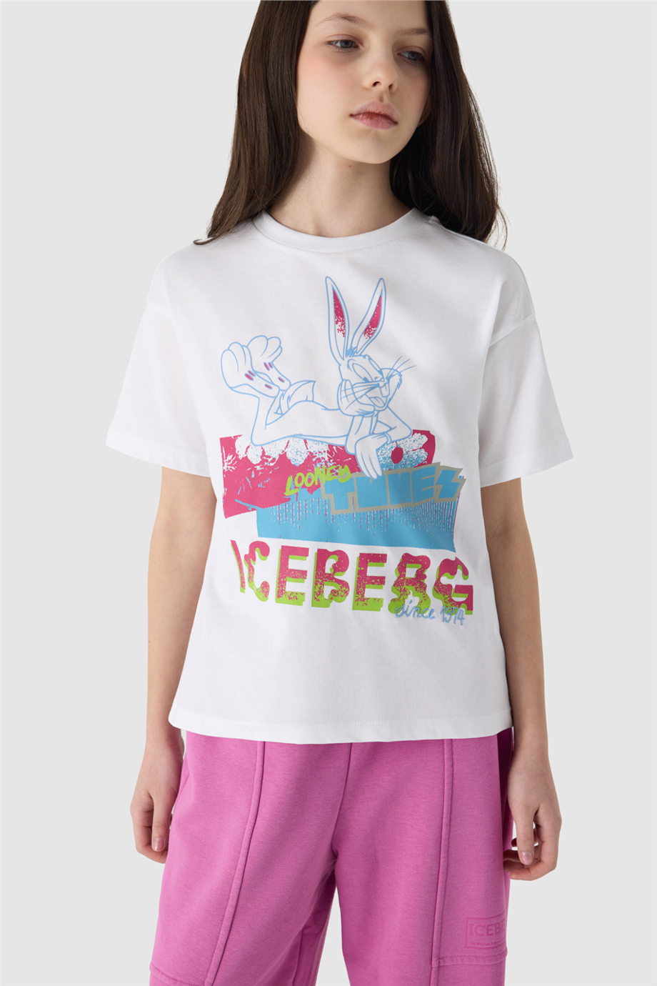 Iceberg Girl White TshirtIceberg Girl White Tshirt