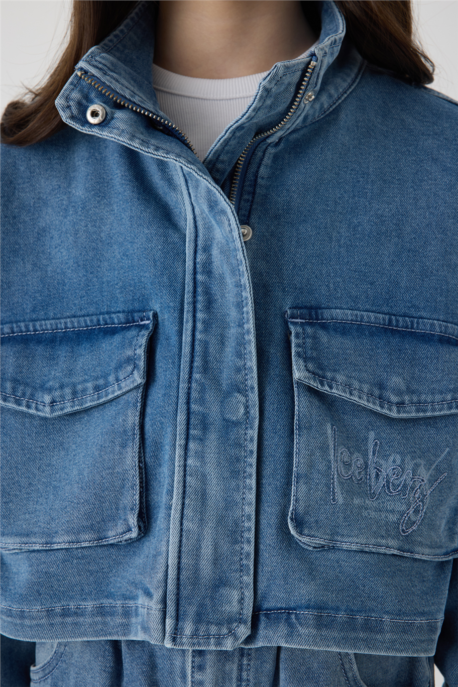 Iceberg Girl Denim Jacket Iceberg Girl Denim Jacket 