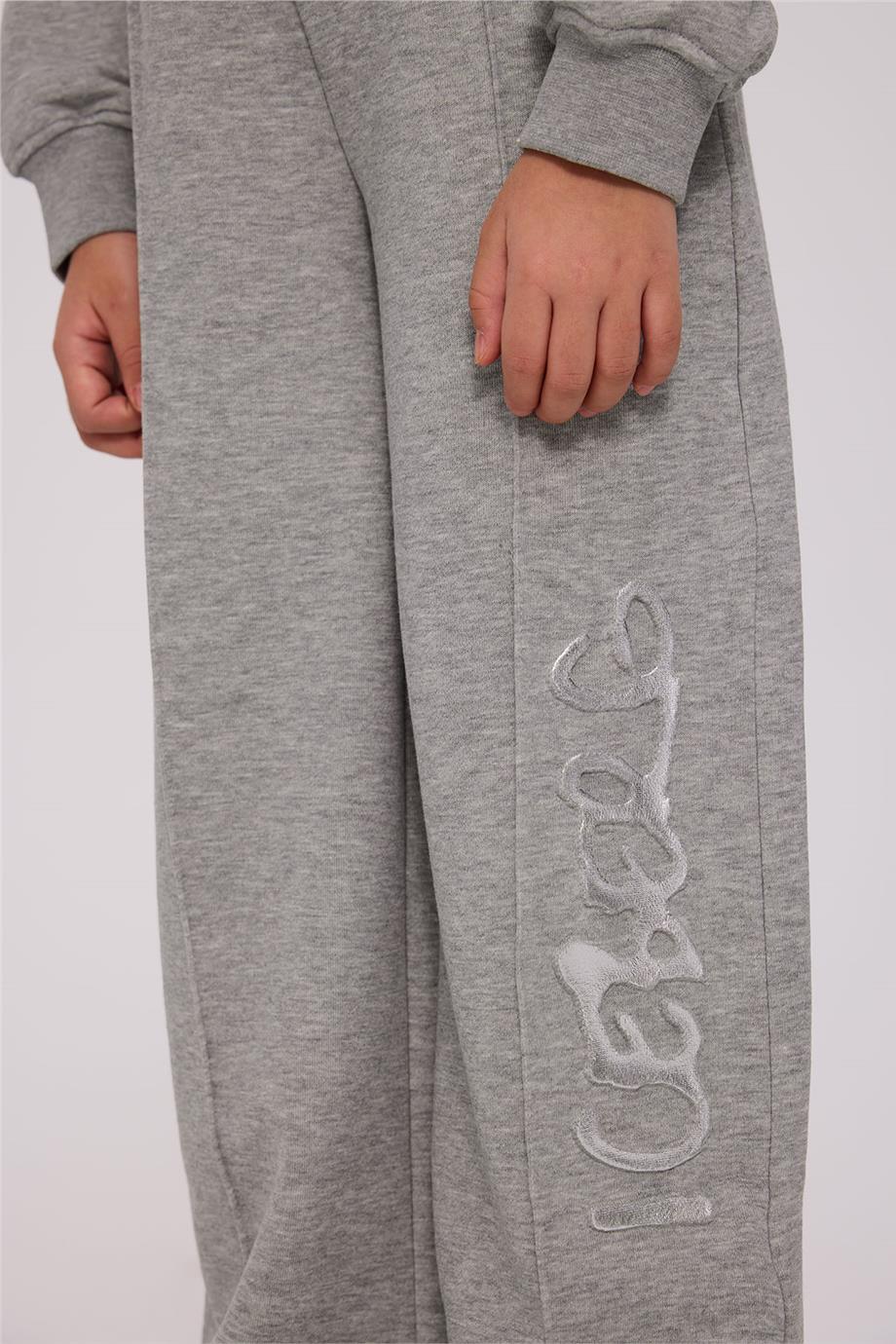 Iceberg Kız Çocuk Gri Melanj Eşofman AltıIceberg Kız Çocuk Gri Melanj Eşofman Altı