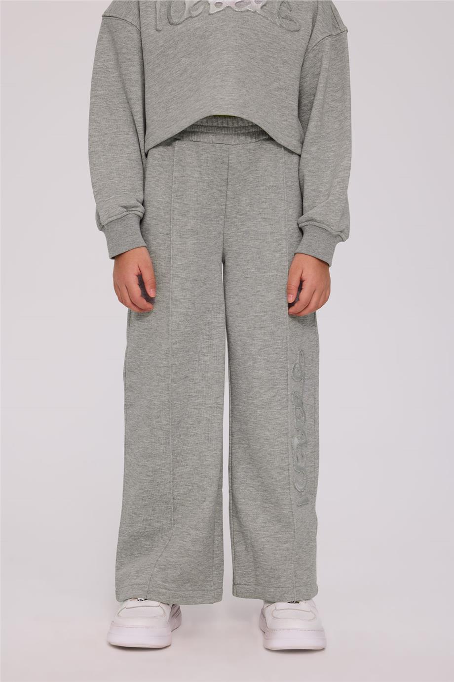 Iceberg Kız Çocuk Gri Melanj Eşofman AltıIceberg Kız Çocuk Gri Melanj Eşofman Altı