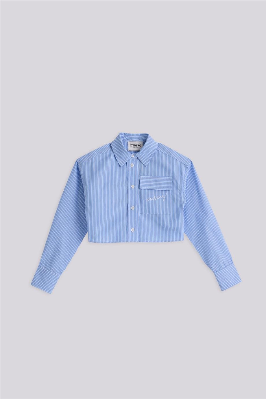 Iceberg Kız Çocuk Mavi GömlekIceberg Kız Çocuk Mavi Gömlek