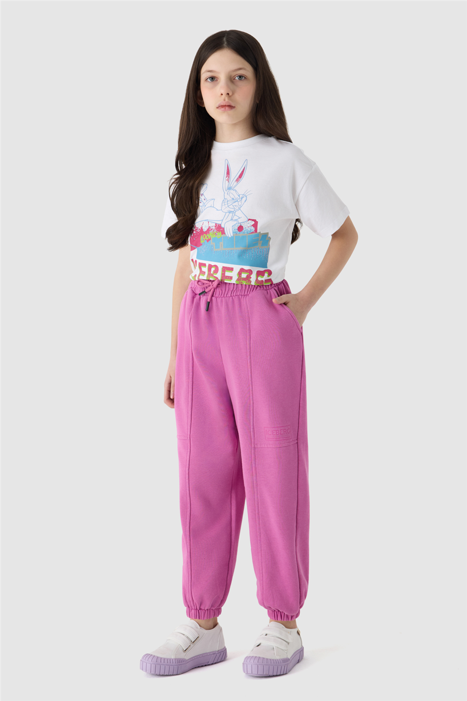 Iceberg Girl Pink Tracksuit BottomIceberg Girl Pink Tracksuit Bottom