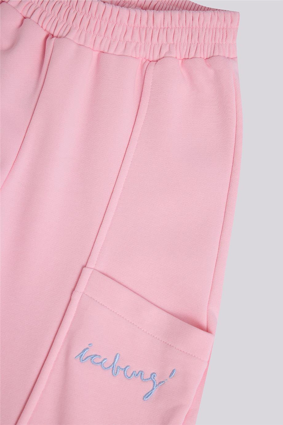 Iceberg Kız Çocuk Pembe Eşofman AltıIceberg Kız Çocuk Pembe Eşofman Altı