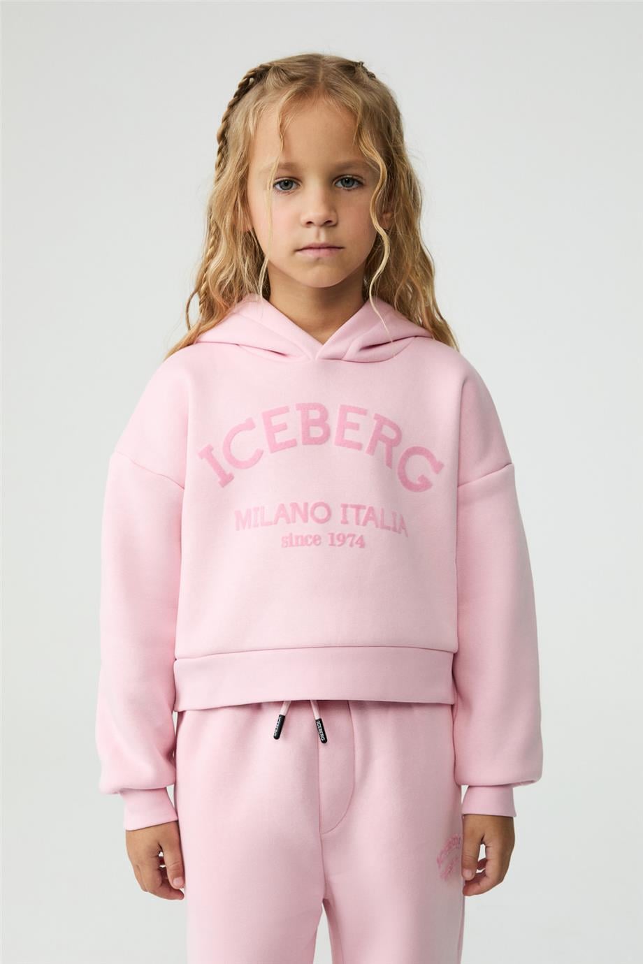 Iceberg Girl Pink SweatshirtIceberg Girl Pink Sweatshirt