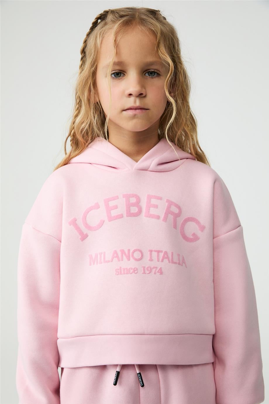 Iceberg Girl Pink SweatshirtIceberg Girl Pink Sweatshirt