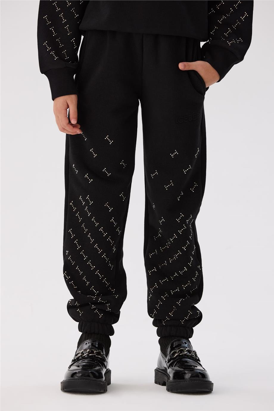 Iceberg Kız Çocuk Siyah Eşofman Altı