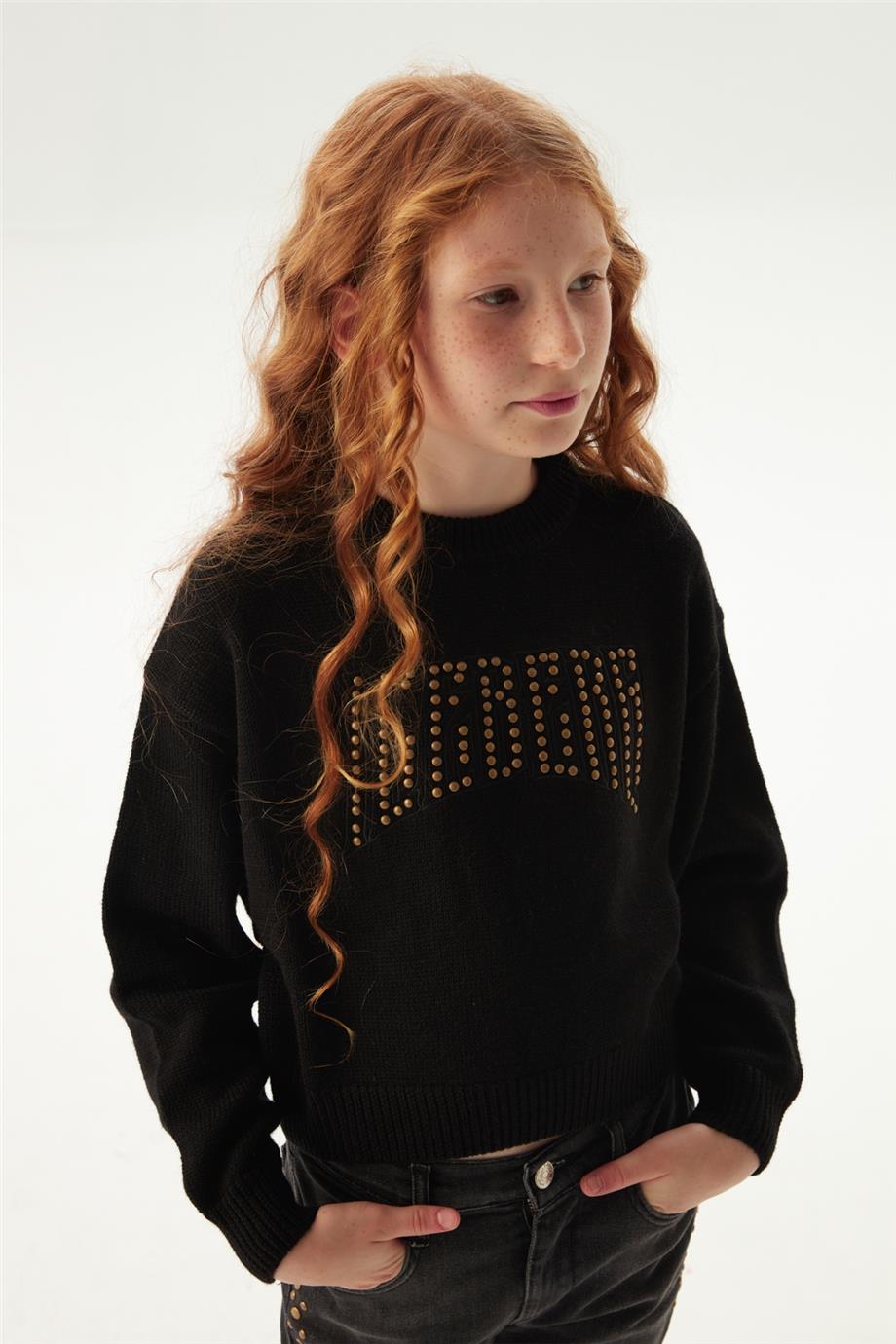 Iceberg Kız Çocuk Siyah Kazak