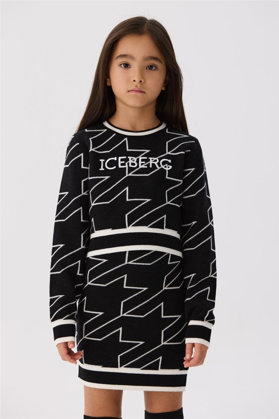 Iceberg Kız Çocuk Siyah Kazak