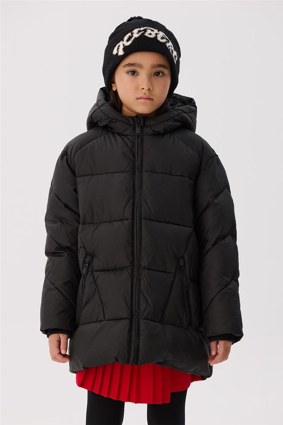 Iceberg Kız Çocuk Siyah Mont