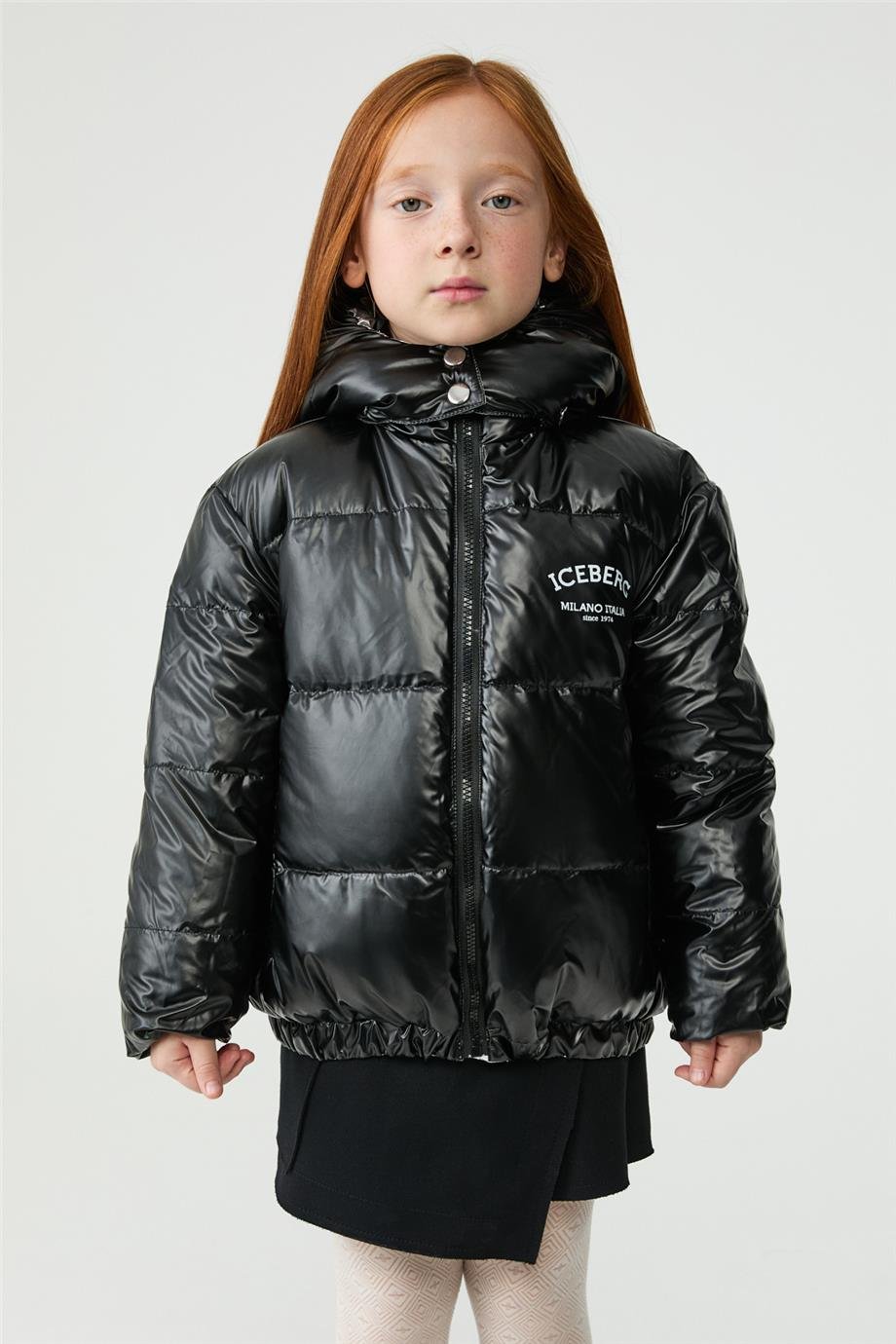 Iceberg Girl Black CoatIceberg Girl Black Coat