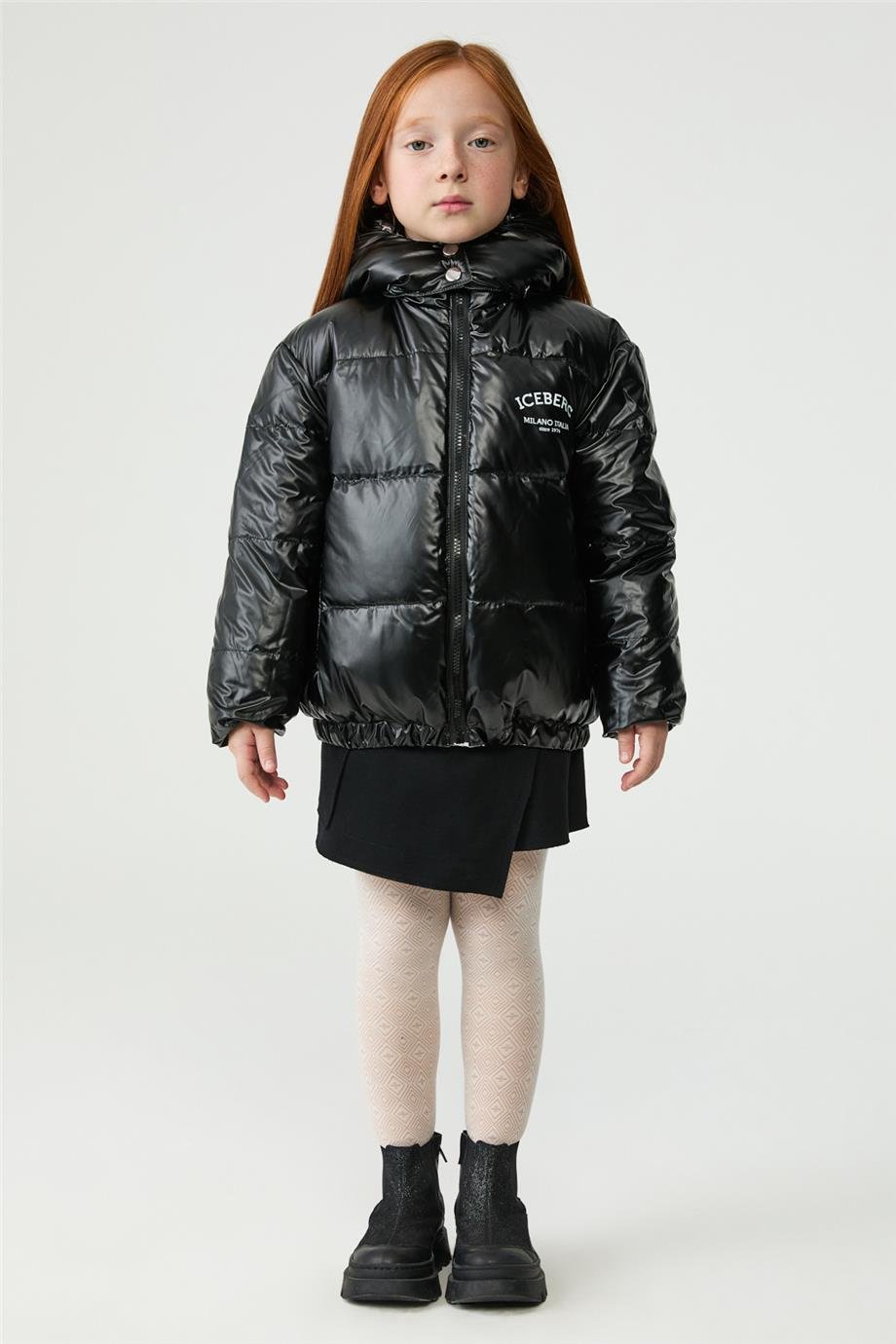 Iceberg Girl Black CoatIceberg Girl Black Coat