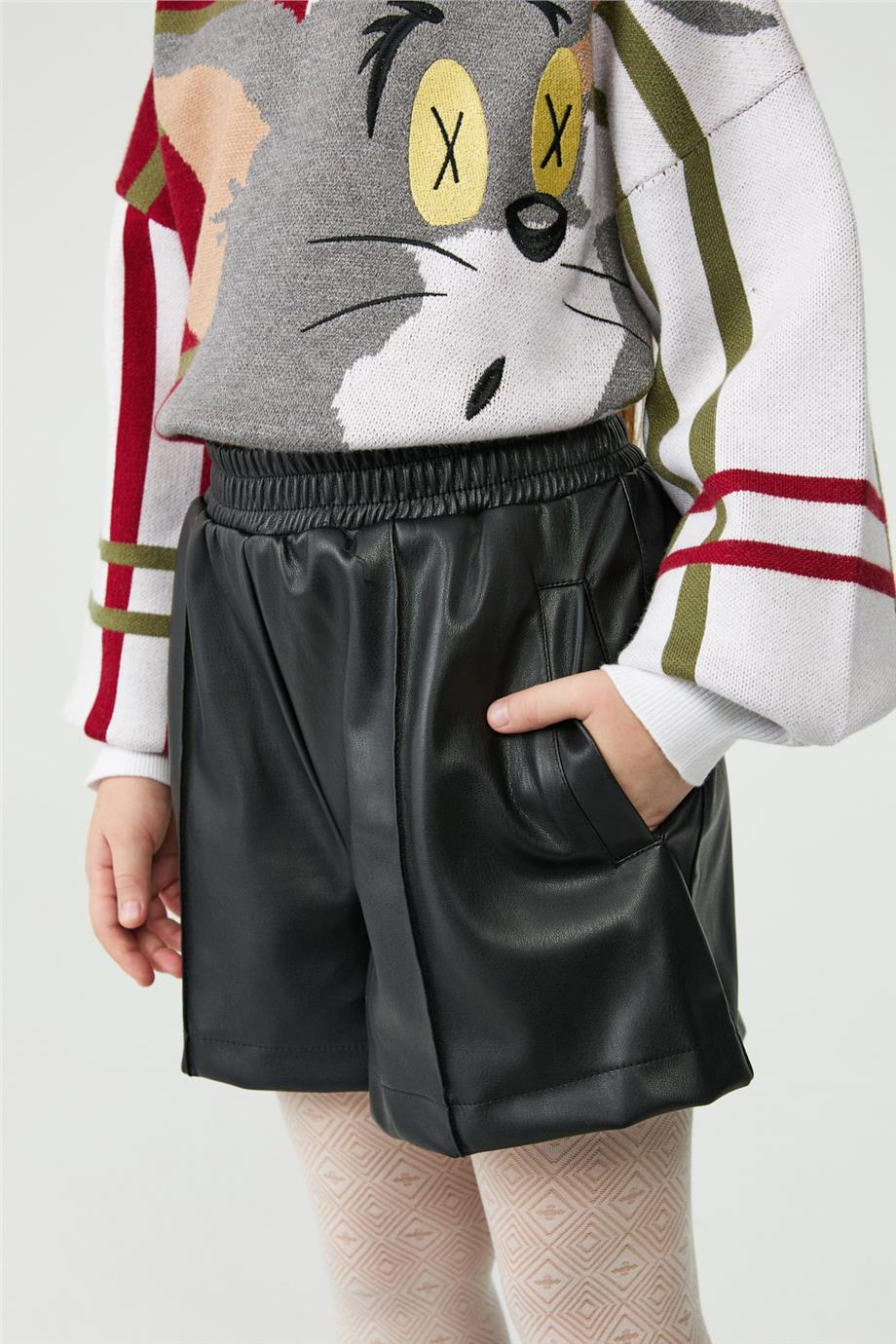 Iceberg Girl Black ShortsIceberg Girl Black Shorts