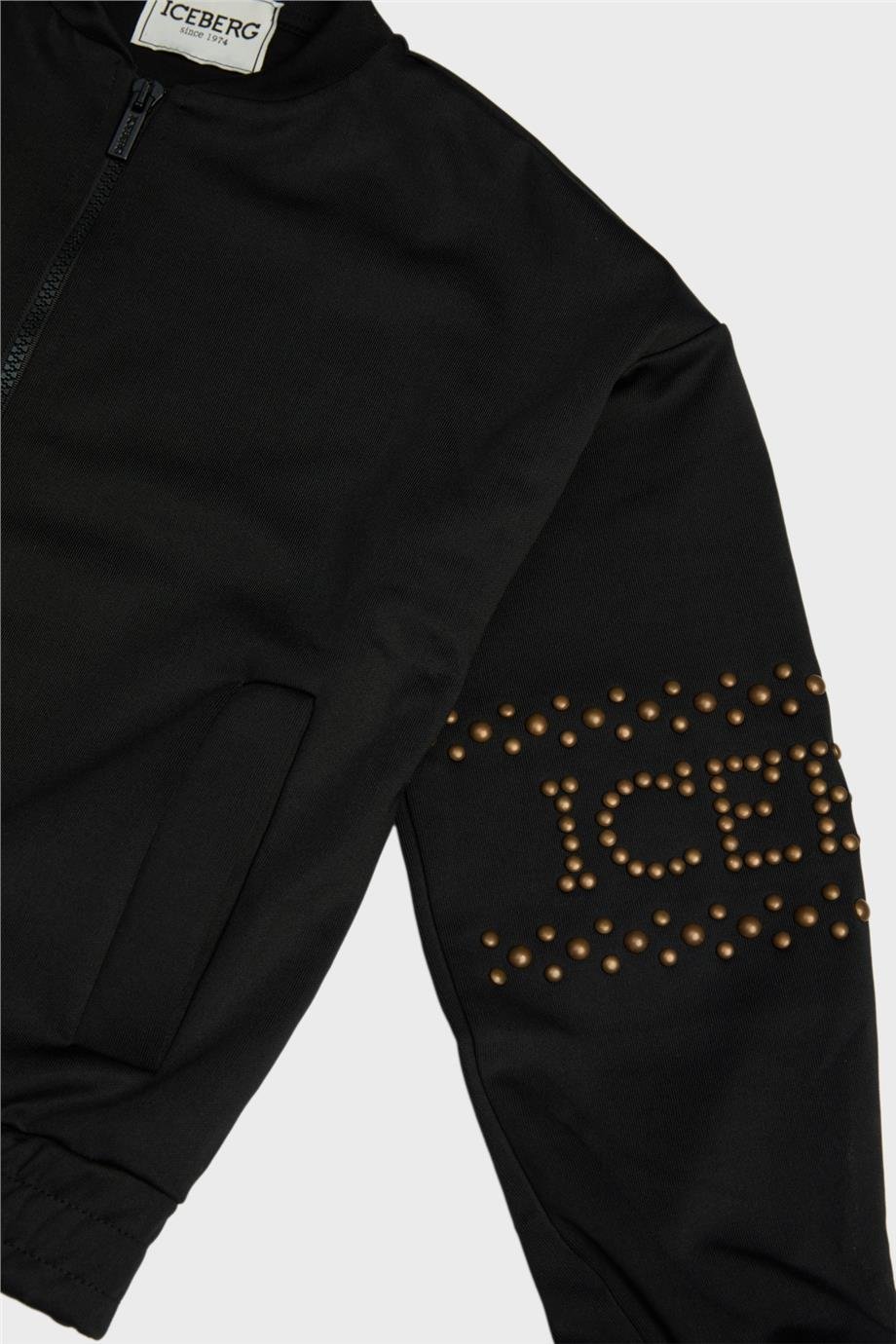 Iceberg Kız Çocuk Siyah Sweatshirt