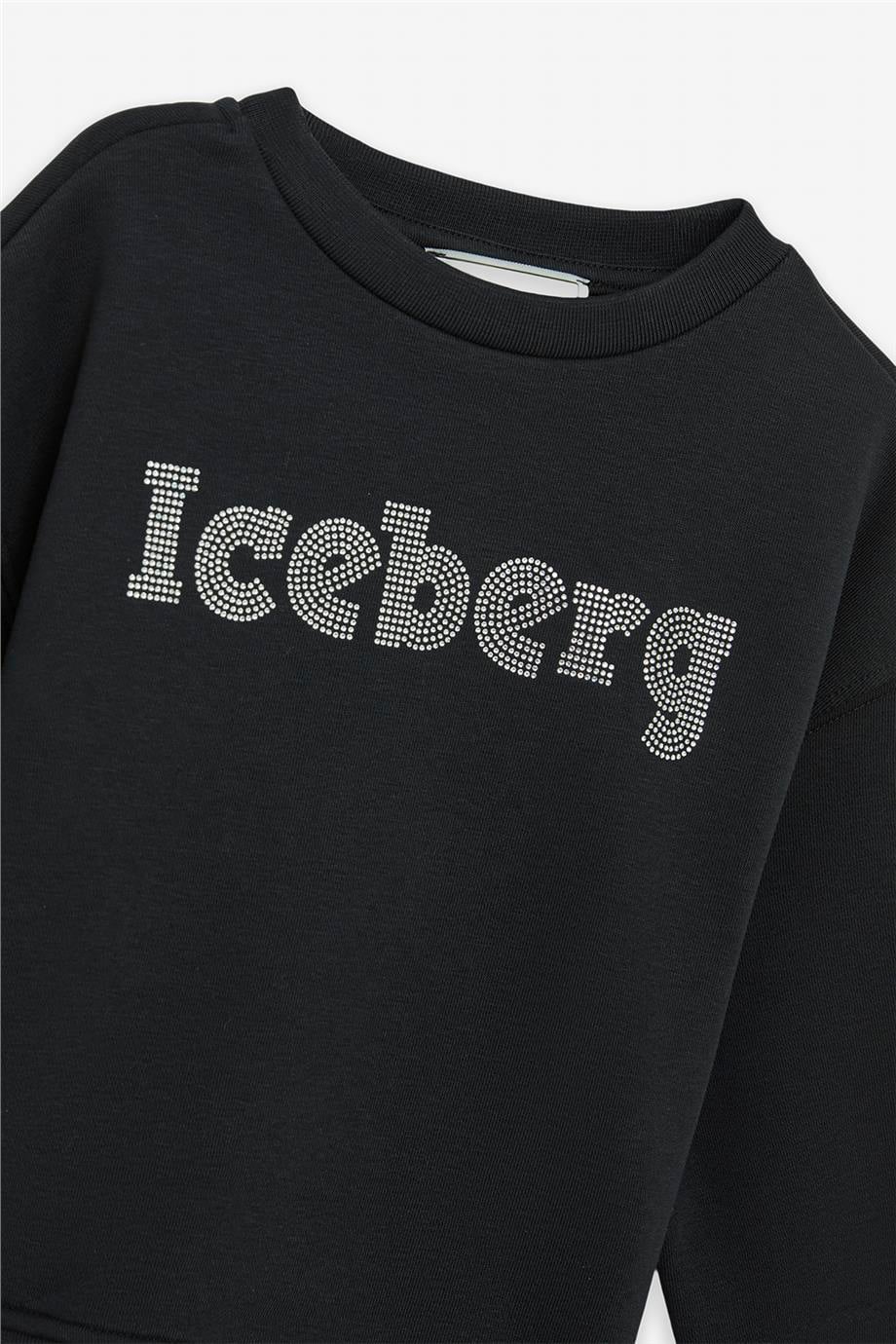 Iceberg Girl Black SweatshirtIceberg Girl Black Sweatshirt