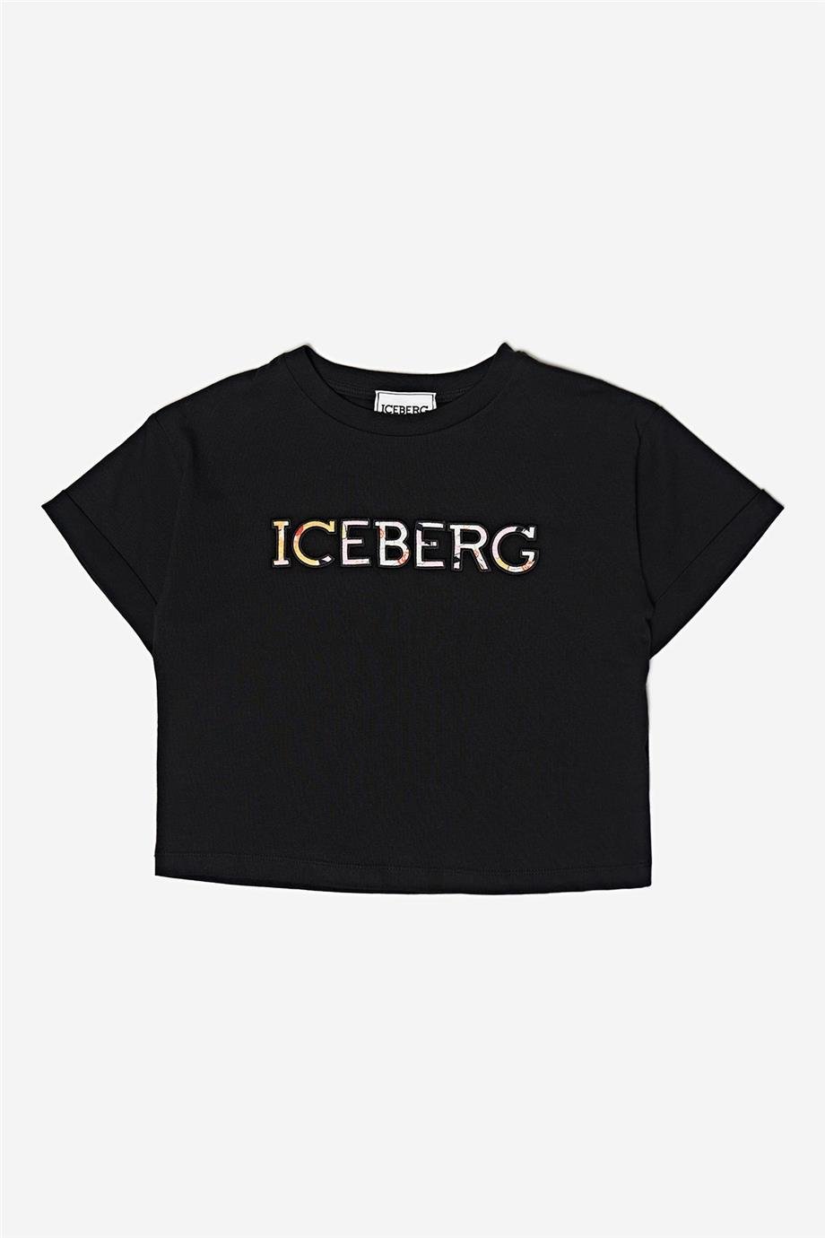Iceberg Kız Çocuk Siyah T-Shirt