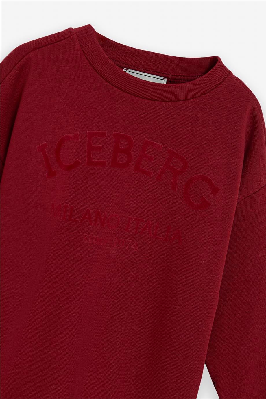Iceberg Unisex Red Sweatshirt Iceberg Unisex Red Sweatshirt 