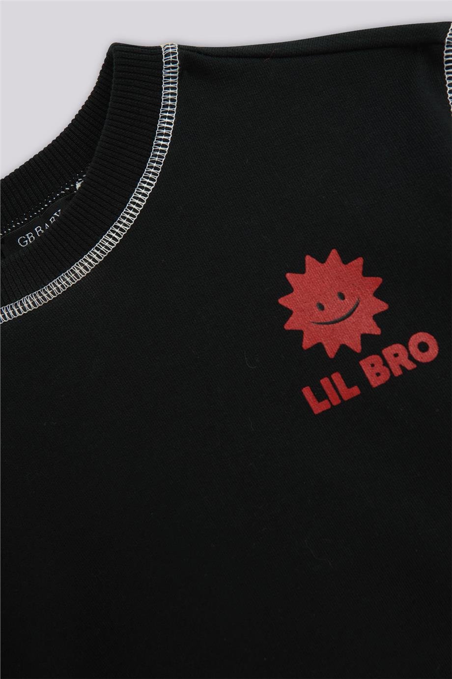 KID'N MATCH Erkek Bebek Siyah SweatshirtKID'N MATCH Erkek Bebek Siyah Sweatshirt