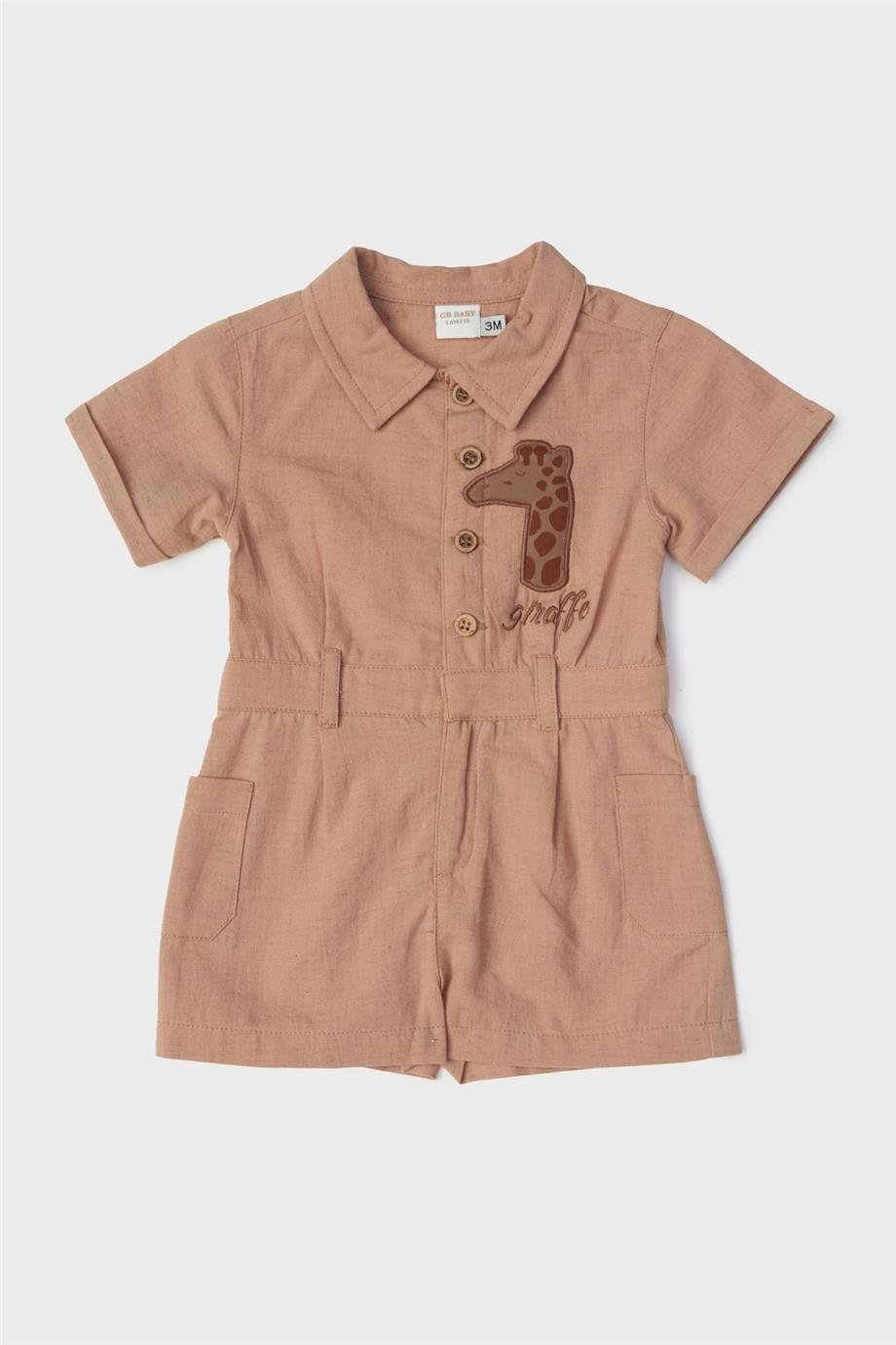 Layette Erkek Bebek Bej Tulum