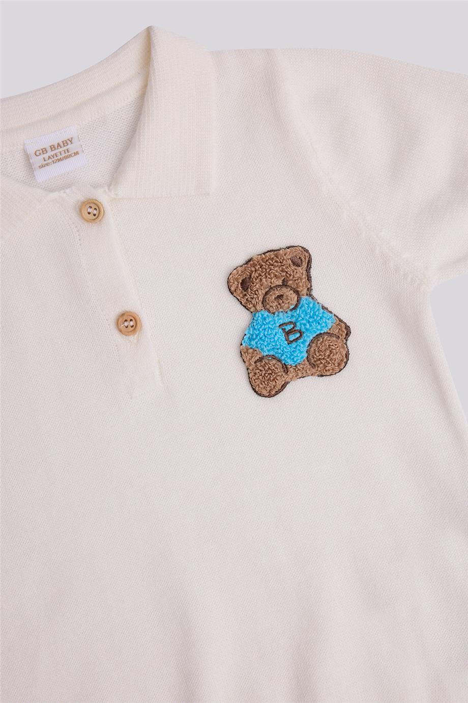 Layette Erkek Bebek Beyaz BodyLayette Erkek Bebek Beyaz Body