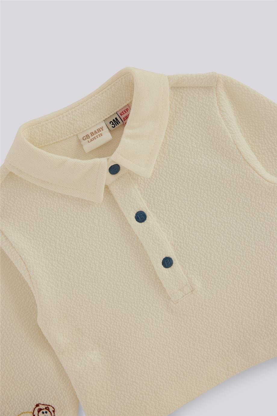 Layette Erkek Bebek Beyaz GömlekLayette Erkek Bebek Beyaz Gömlek