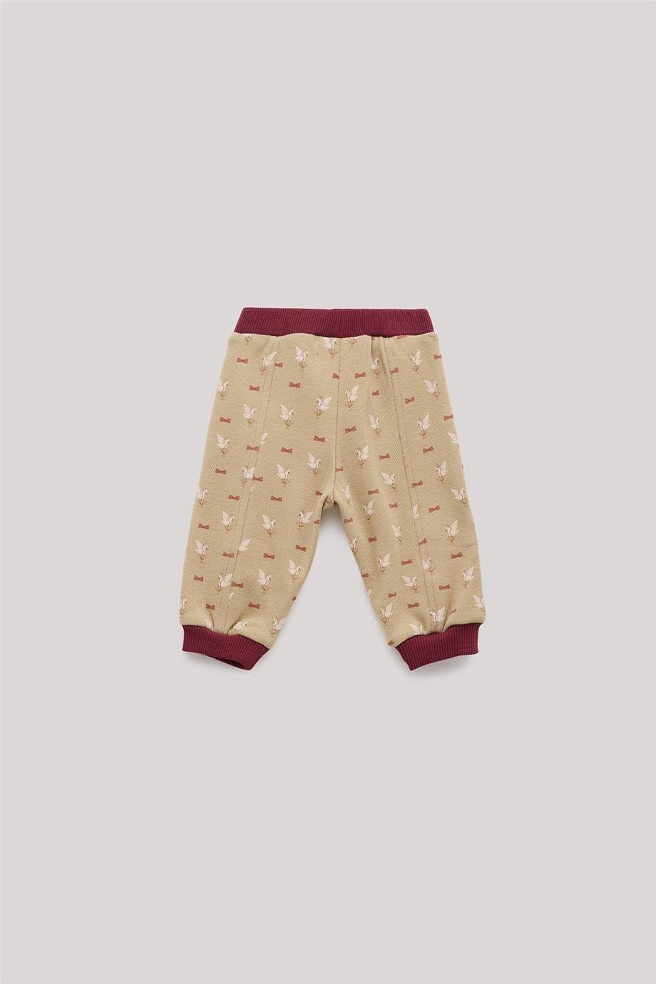 Layette Erkek Bebek Desenli Eşofman Altı