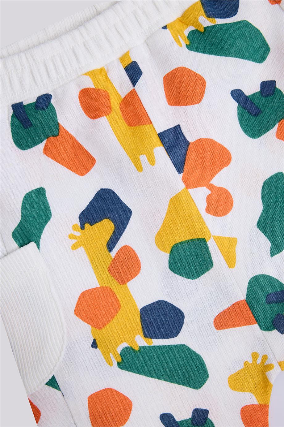 Layette Baby Boy Patterned Tracksuit BottomLayette Baby Boy Patterned Tracksuit Bottom