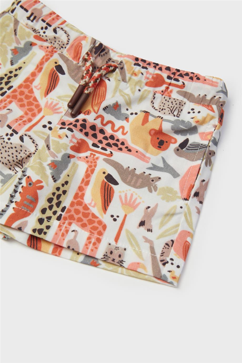 Layette Erkek Bebek Desenli Şort