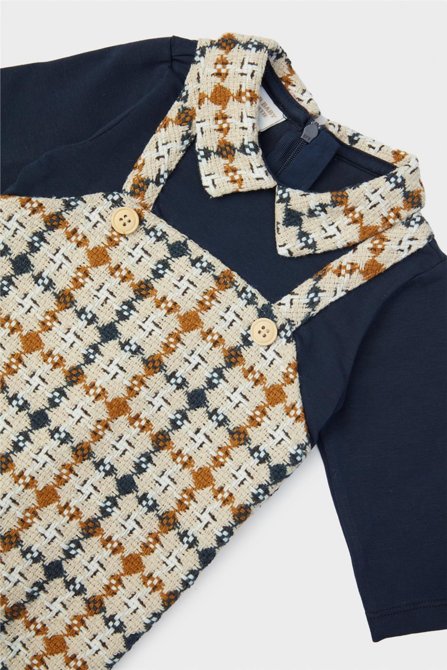 Layette Erkek Bebek Desenli Tulum